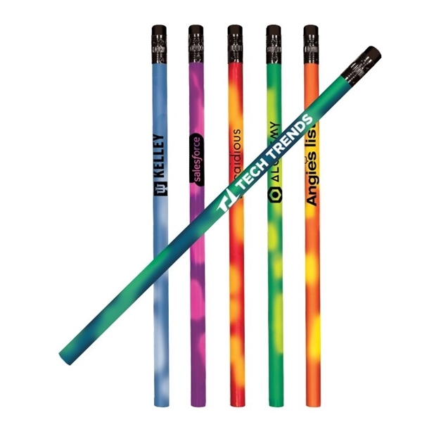 Custom Printed Jo-Bee Tri-Color Wooden Pencils