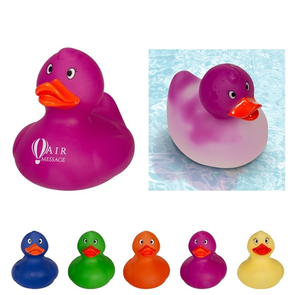 Color Changing Rubber Duck Toy