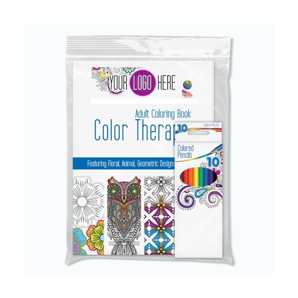 Promotional Color Therapy® Adult Coloring Pack