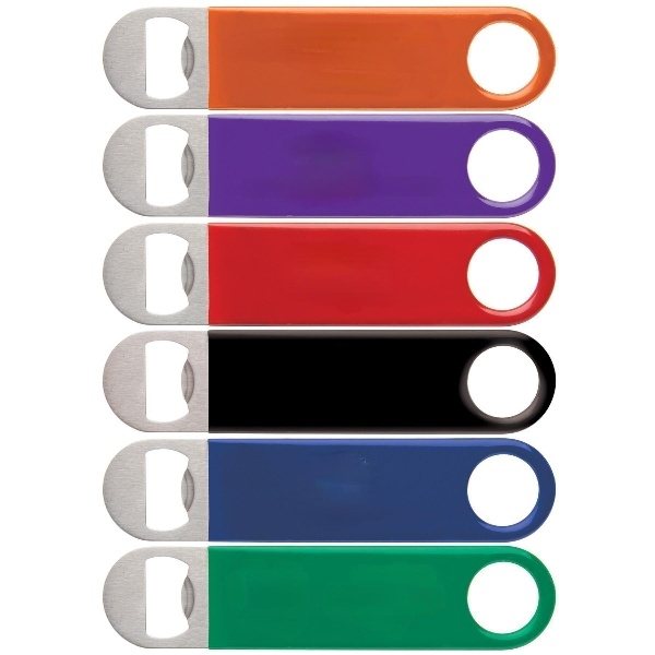 Color Wrapped Classic Paddle Bottle Opener