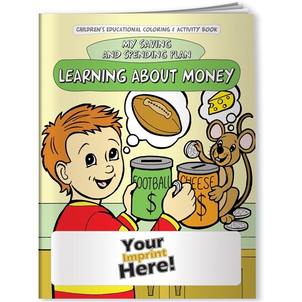 Coloring Activity Book - Learning About Money My Saving And Spending Plan