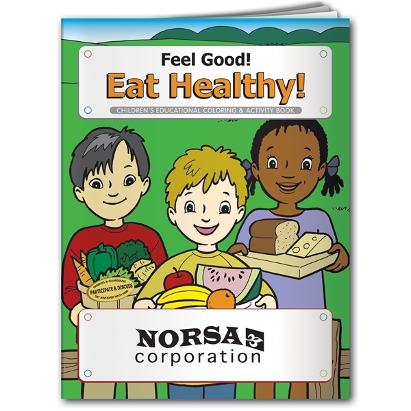 Coloring Book Feel Good Eat Healthy