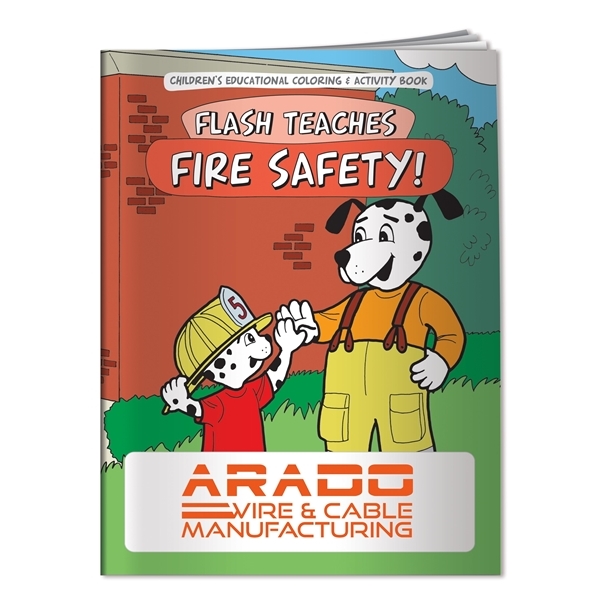 Coloring Book Flash Teaches Fire Safety
