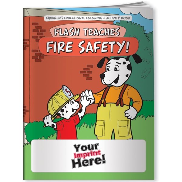 Coloring Book - Flash Teaches Fire Safety