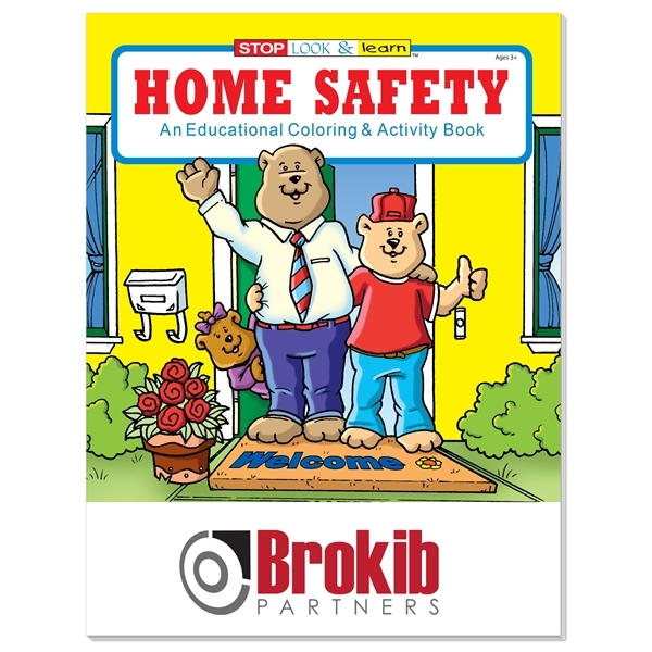 Promotional Coloring Book: Home Safety