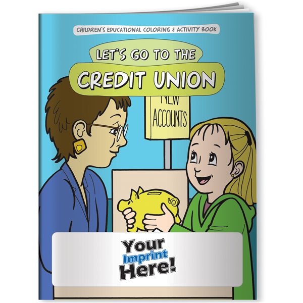 Coloring Book - Lets Go To The Credit Union