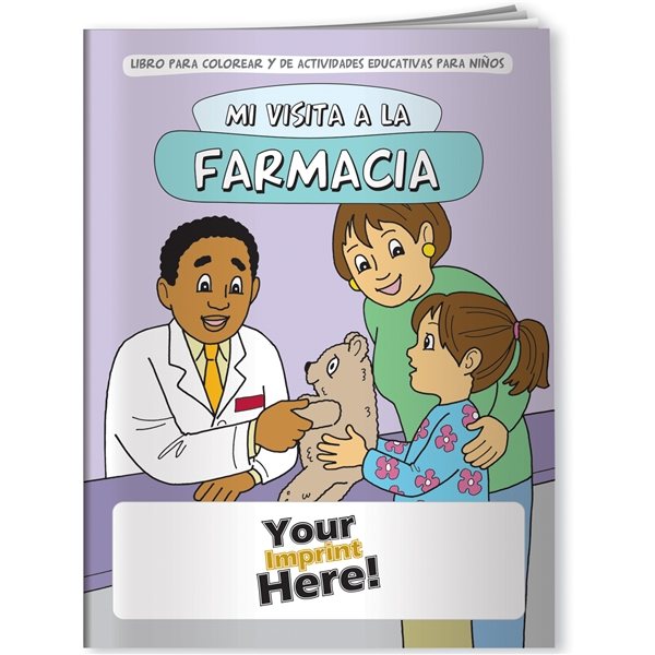 Coloring Book - My Visit To The Pharmacy (Spanish)
