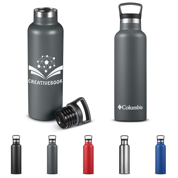 Embark Vacuum Insulated Water Bottle With Powder Coating, Copper Lining And  Twist Off Cap With Carry Handle Grip (20 oz.)
