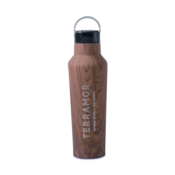 16 oz Corkcicle Canteen Water Bottle Triple Insulated Stainless Steel Rose  Gold