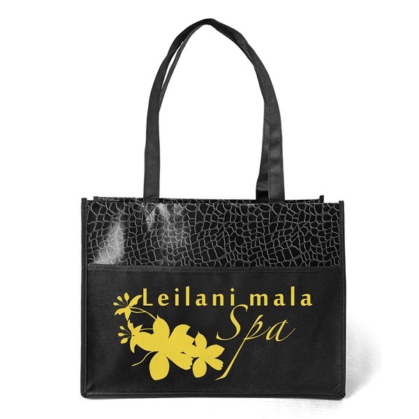 Black Laminated Non - Woven Couture Bag