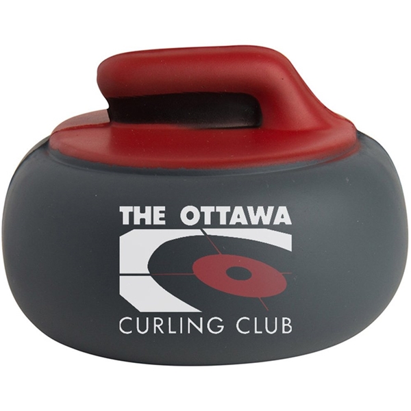 Promotional Curling Rock Stress Reliever