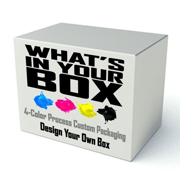 Promotional Custom Full Color Box - 3.45" W x 2.65" H 2.25" D
