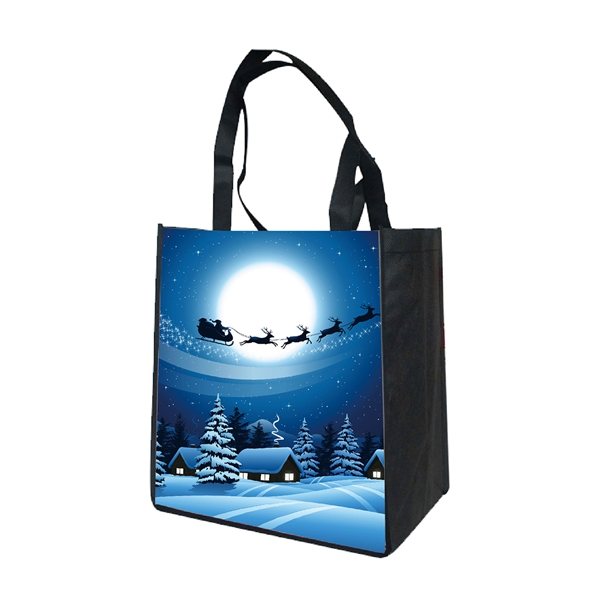 Personalized Tall P.E.T. Non-Woven Sublimated Grocery Bag