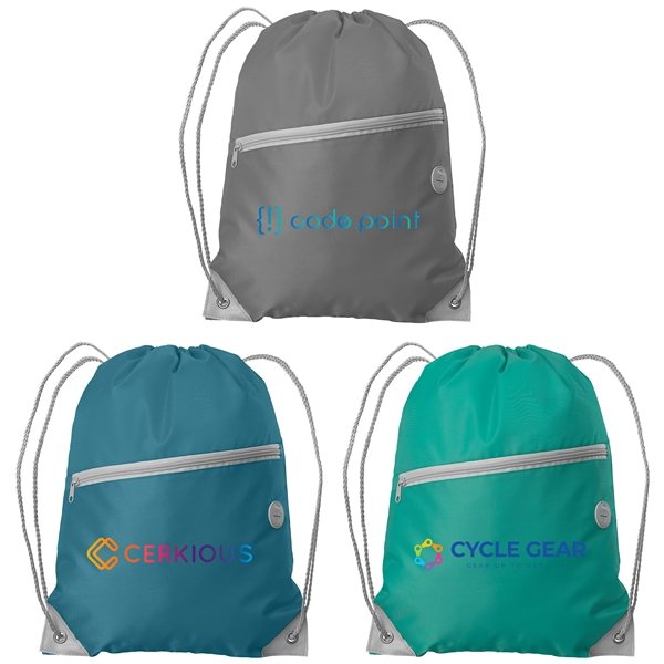 Daypack - rPET Drawstring Backpack - ColorJet