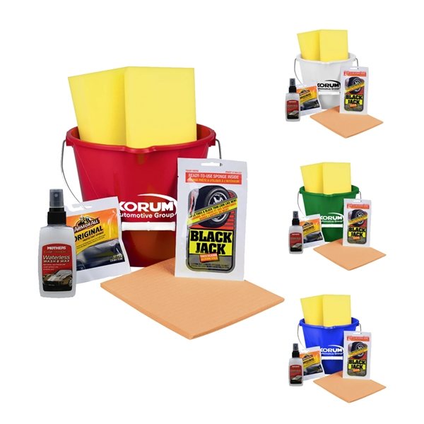 Branded Car Accessories Qty 1 Red Detailing Car Wash Kit Sample