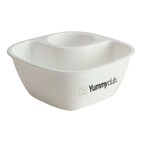 Promotional Dip-It™ 2-Compartment Snack Bowl