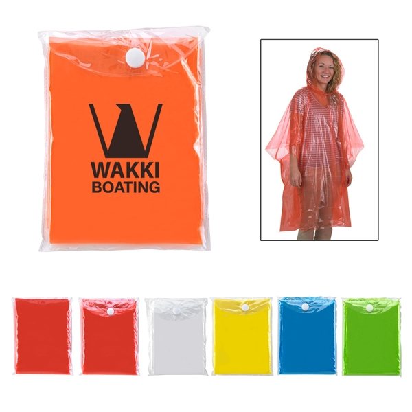 Poncho with PVC Pouch