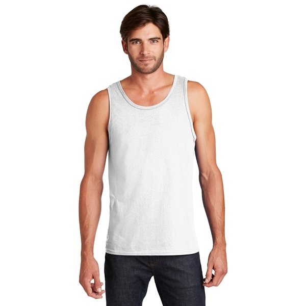 District(R)Young Mens The Concert Tank(R) - WHITE