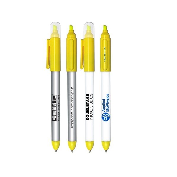 Double Up Double Ended Yellow Highlighter / Pen