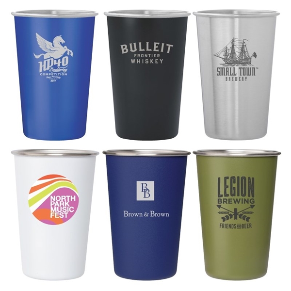 Stainless Steel Pint Cup 16 oz