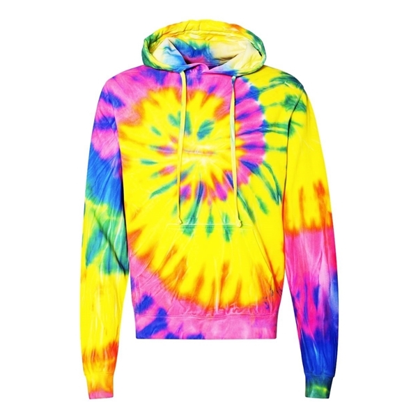 Dyenomite Multi - Color Spiral Pullover Hooded Sweatshirt - COLORS