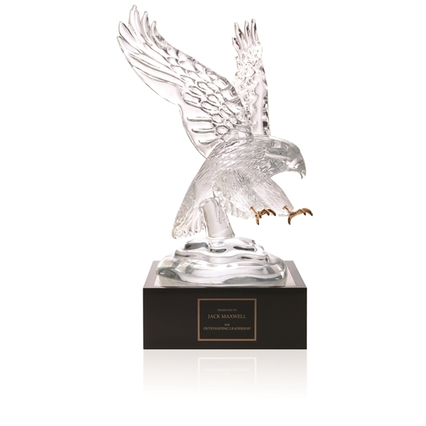 Eagle Award with 4 Lighted Pedestal