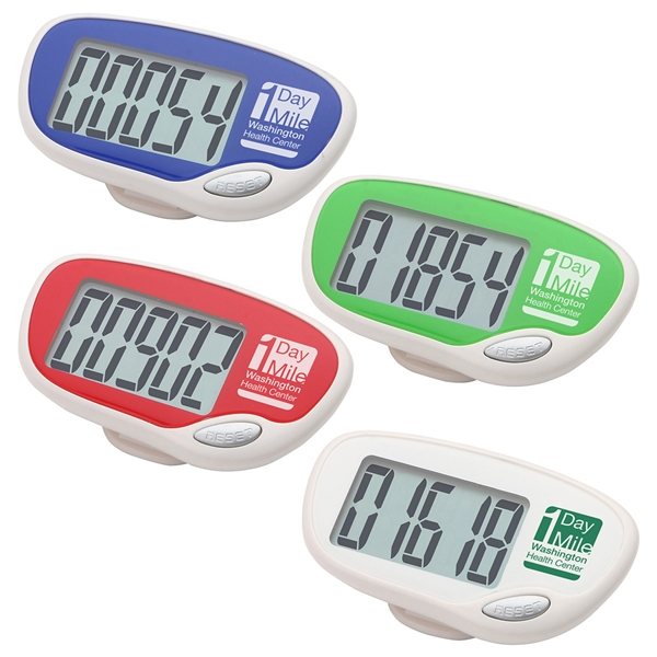 Oversized LCD Pedometer with Clip