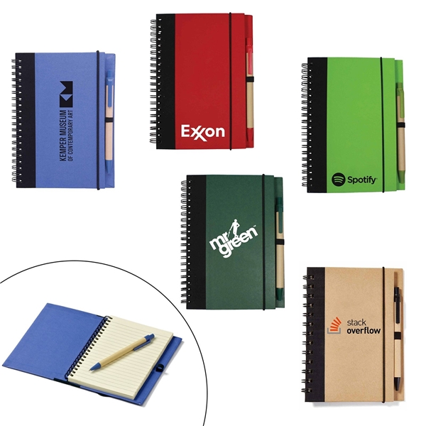 Eco 5X7 Hardcover Journal Pen