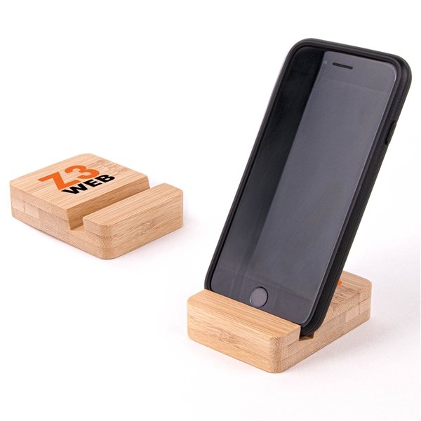 Eco - Friendly Bamboo Mobile Device Holder