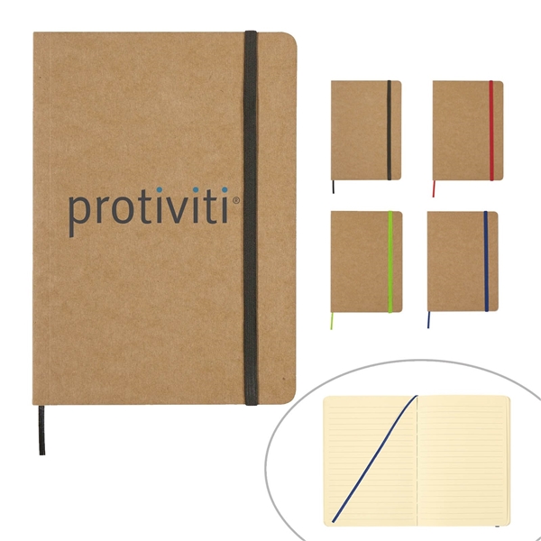 Eco - Inspired Notebook With Strap