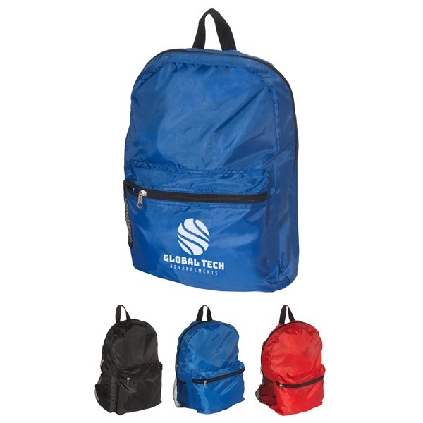 Dual Zippered Econo Backpack