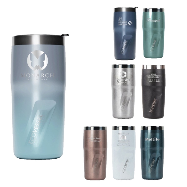  EcoVessel TRANSIT Stainless Steel Travel Mug/Coffee