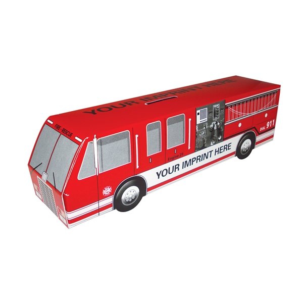 Fire Truck Bank - Paper Products