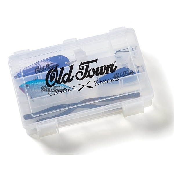 Promotional Personalized Fishing Tackle Box - Blue Components