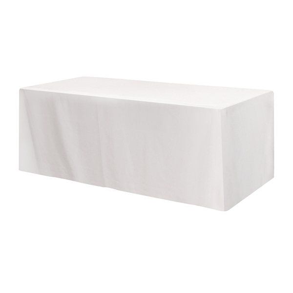 Fitted All Over Dye Sub Table Cover - 4- sided, fits 8 table
