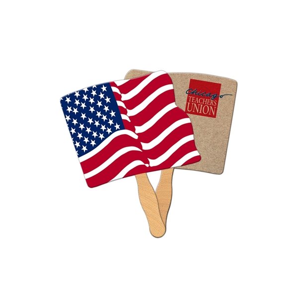 Flag Recycled Stock Fan - Paper Products