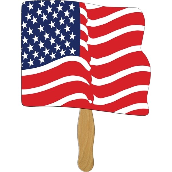 Flag Stock Shape Fan - Paper Products