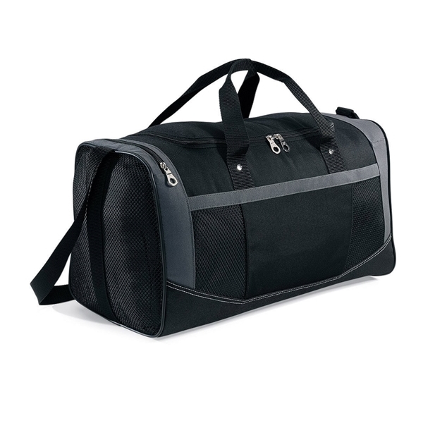 Black 600D Polyester Flex Sport Bag