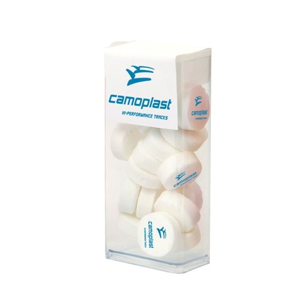 Promotional Flip Top Tube with Imprinted Round Mints