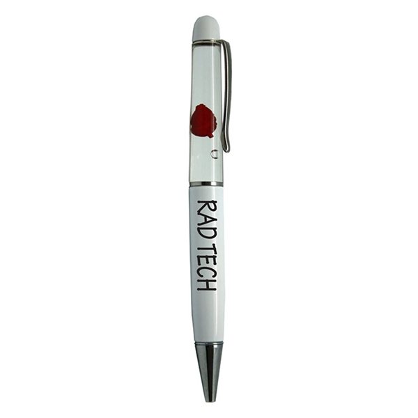 Floating Heart Ballpoint Pen