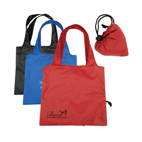 210D Polyester Foldable Tote Bag