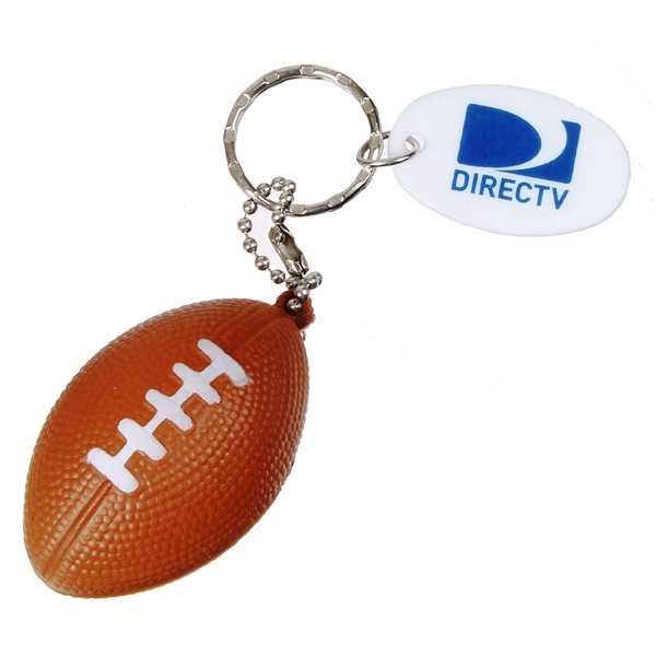Touchdown Football Plastic Keychain