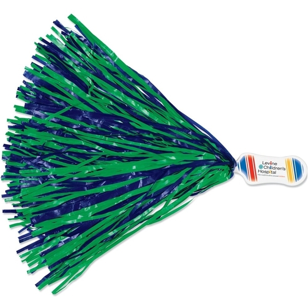 Full Color Contour Handle Imprinted Pom - without token - 500 streamers