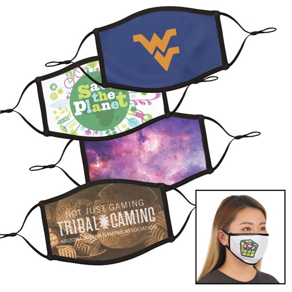 Full Color Dye Sublimation Face Mask - Small / Med