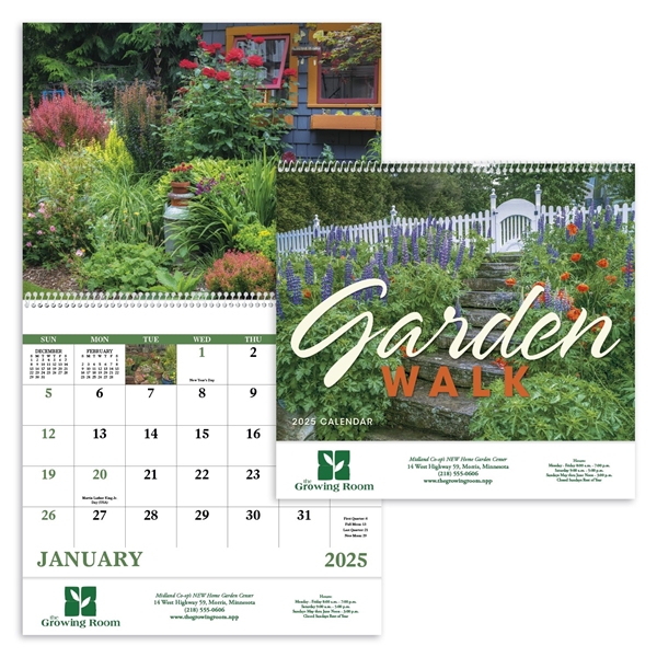 Garden Walk - Spiral - Good Value Calendars(R)