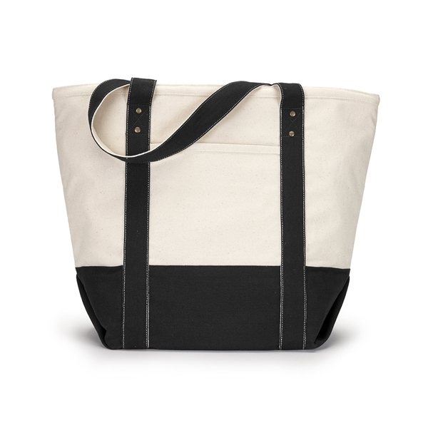 Promotional Gemline Seaside Zippered Cotton Tote 32.28