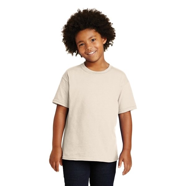 Gildan(R) - Youth Heavy Cotton(TM) 100 Cotton T - Shirt. - G5000B - WHITE