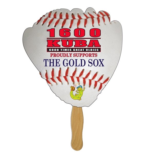 Glove Hand Fan Full Color (1 Side) - Paper Products