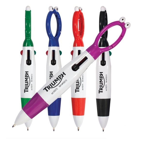 The Trip Clip 4-Color Click Pen
