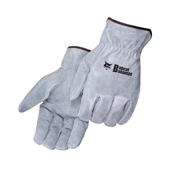 Gray Select Shoulder Split Cowhide Driver Gloves